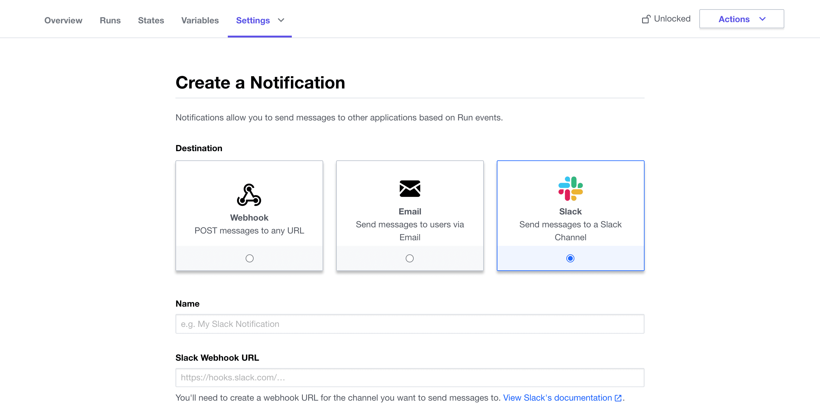 CTS Terraform Cloud Run Notifications