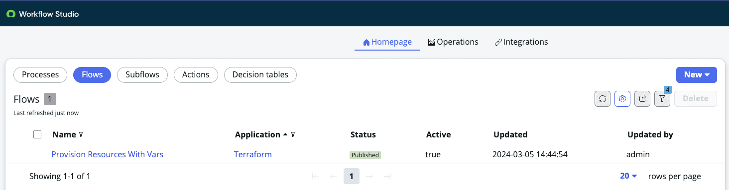 Screenshot: ServiceNow Flow Designer Interface