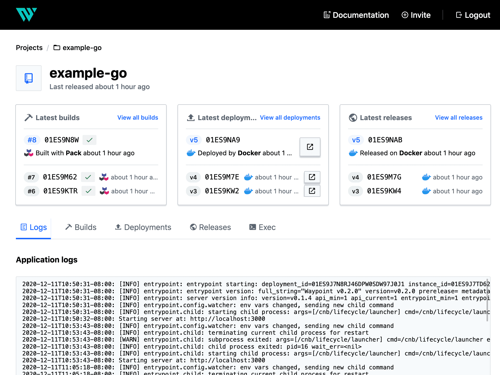 Waypoint Admin UI